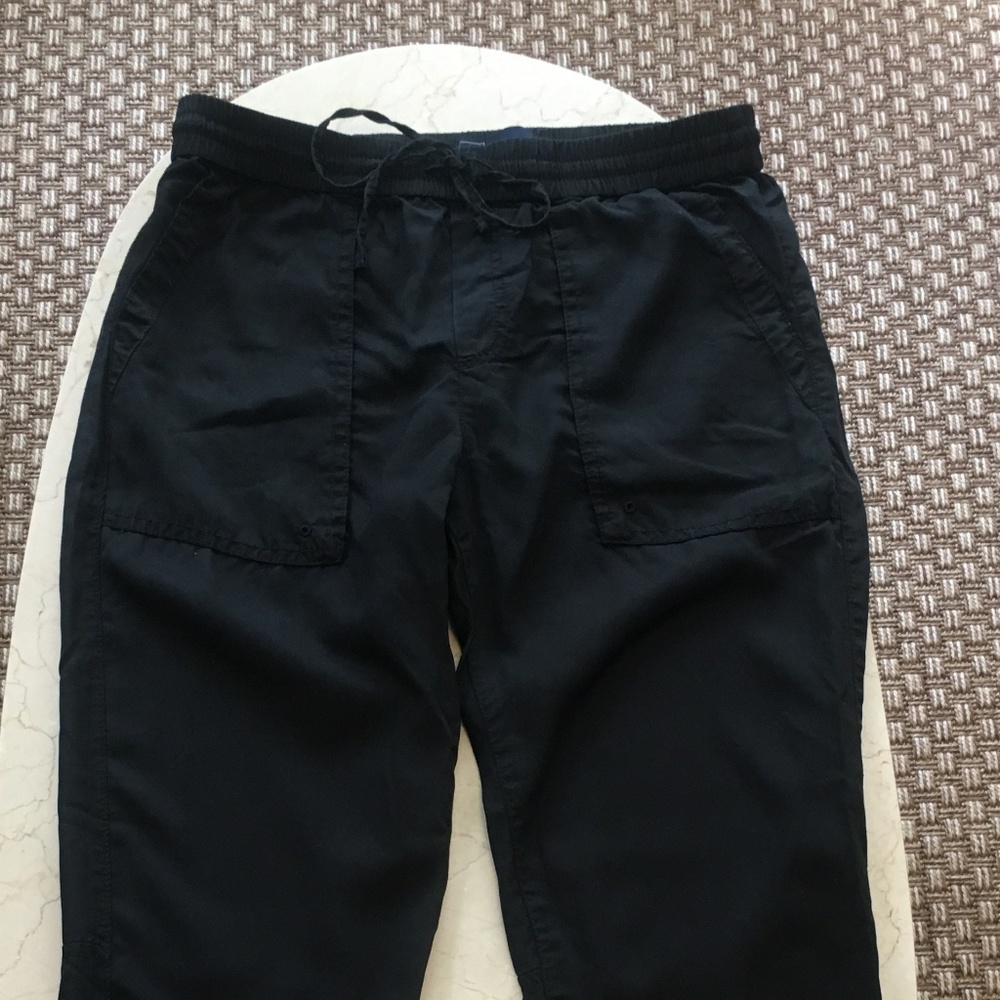 GAP Black Linen Joggers